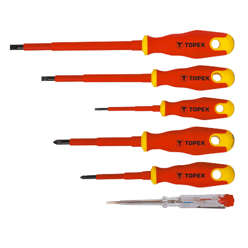 Destornillador Con Aislamiento Juego 6 pcs 1000 v