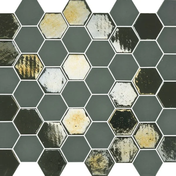 Gresite Decorativo Color Caqui Serie Sixties