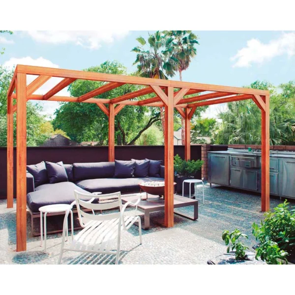 Pérgola de madera en Kit Fuengirola