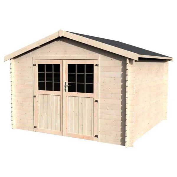 Caseta prefabricada de madera 326x326cm Flovene