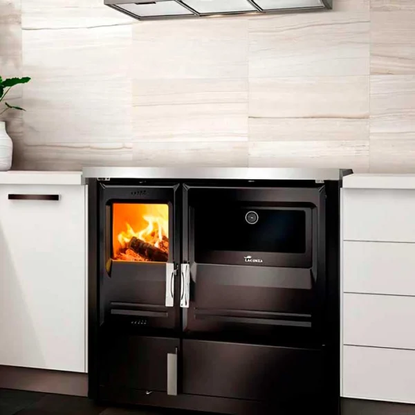 Cocina de leña calefactora Lacunza Etna 7T E