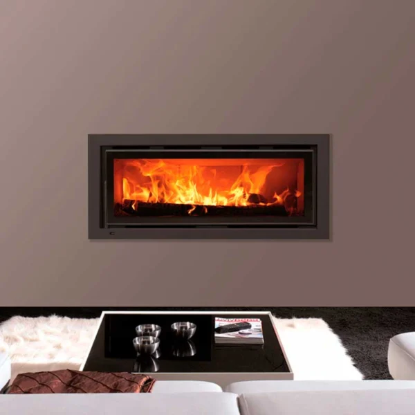 Cassette chimenea Insertable a Leña con ventilador C-101-S